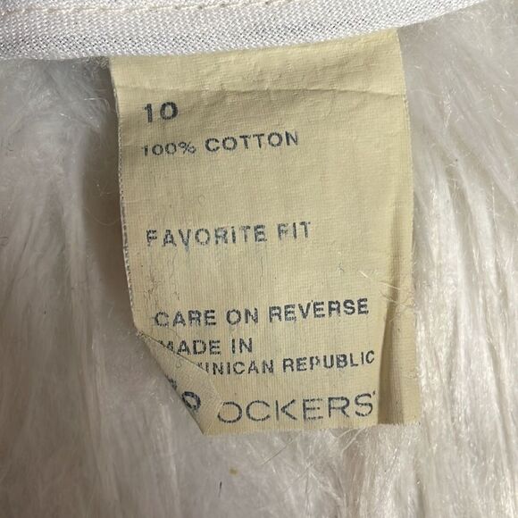 Dockers Women Ladies Vintage Favorite Fit Cotton Large Pocket Shorts Sz 10 Black - Picture 5 of 5